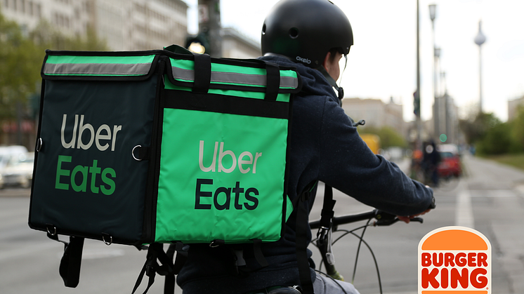 Burger King® weitet strategische Partnerschaften zum Ausbau seines Lieferservice-Angebots aus und kooperiert mit Uber Eats