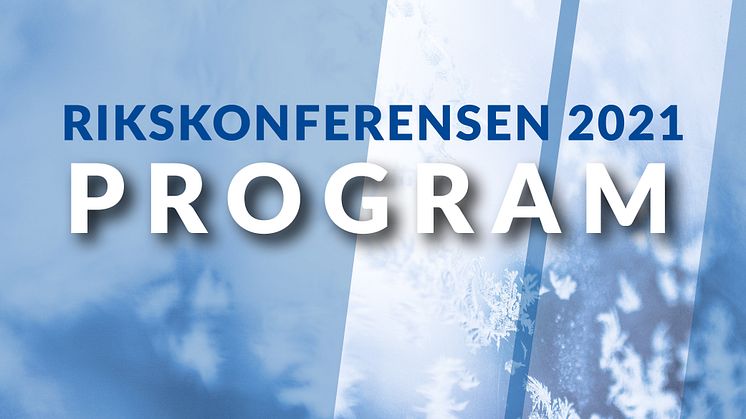 Programmet för Folk och Försvars traditionella Rikskonferens är nu klart.