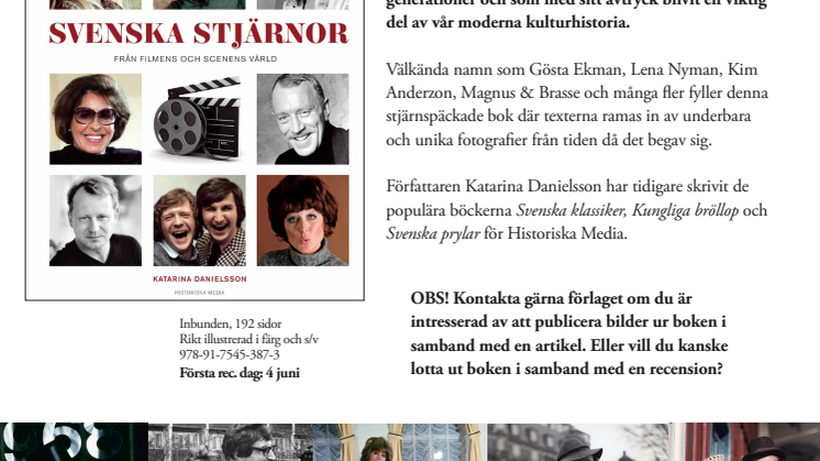 Stjärnspäckad bok om våra folkkära profiler