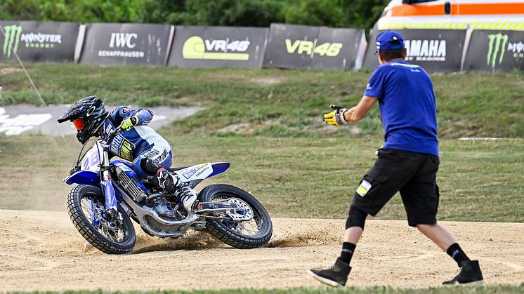 第11回目「Yamaha VR46 Master Camp」　生徒たちが初のフラットトラック・ライディングをエンジョイ