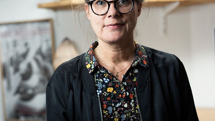 Karin Lekberg, Clowner utan Gränsers ordförande. Foto: Alex Hinchcliffe.