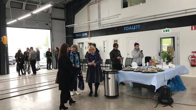 På tisdagen invigdes nya billackeringen på Polarrenens fastighet i Luleå.