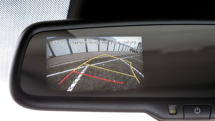 Nye Hyudai i20 (ryggekamera speil)