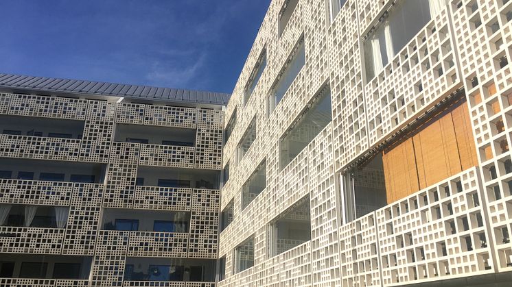 Prisad och märkvärdig Minecraft-anstruken nyproduktion i Helsingfors.  