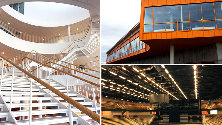 Den 16 december 2016 utsågs Partille arena till Årets idrottsarena. Bild: Anton Ahlström. 