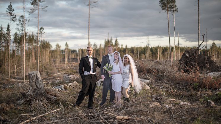 Filmen Bröllopsfotot - finskog och fulskog är nominerad till Publishingpriset. Foto: Sverker Johansson, Bitzer