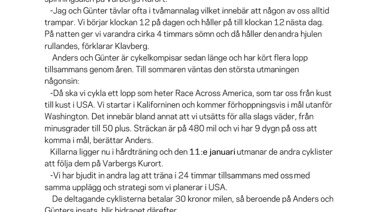 De svettas för Barncancerfonden på Varbergs Kurort