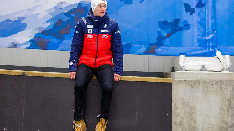 KLAR FOR VM: Nils-Erik Ulset gjør seg klar til verdensmesterskap i skiskyting i svenske Østersund. Foto: NTB Scanpix