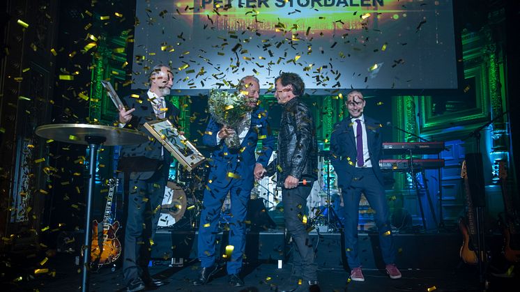 Petter Stordalen tar emot Visitas utmärkelse "Hall of Fame".