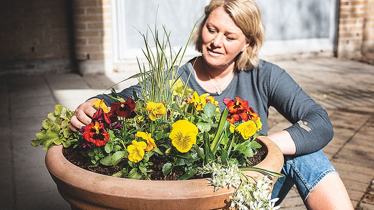 Kicki Bälter, trädgårdsutvecklare på Bostadsbolaget.