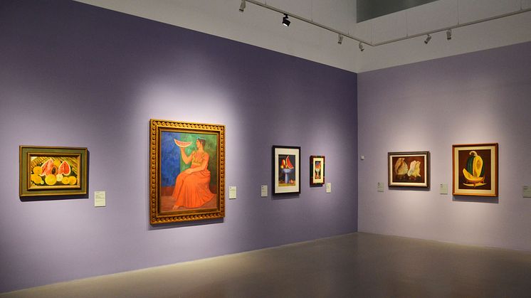 Blick in die Ausstellung "Olga Costa. Dialoge mit der mexikanischen Moderne"