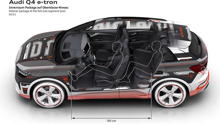 Audi Q4 e-tron pladsforhold