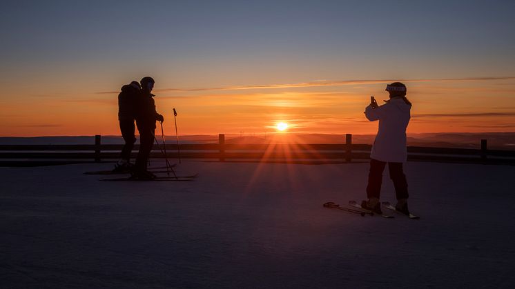 Soluppgång Vemdalen januari 2020