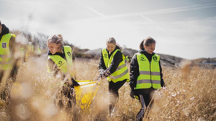 Vårkänslor i luften på Städa Kustpremiären. Foto: Petter Trens.