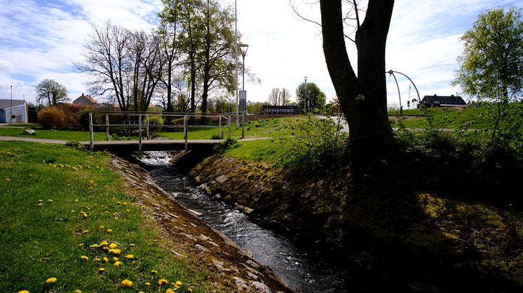 Boserupsbäcken, Bjuvs tätort. Foto: Timo Julko