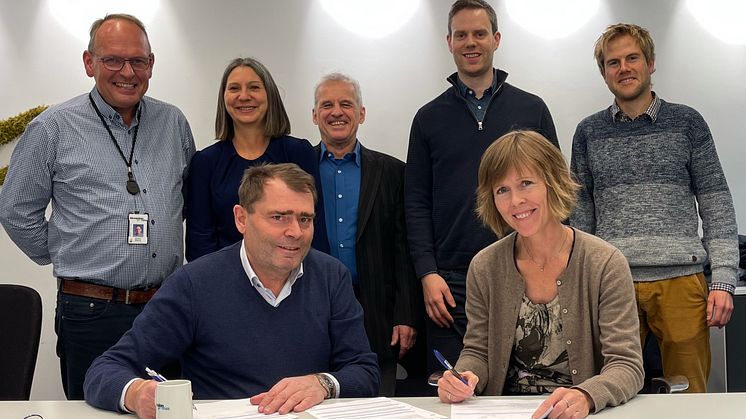Signering Akvaplan-niva forskningsstasjon