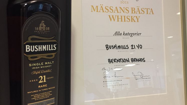 Bushmills 21 Years Single Malt Guld