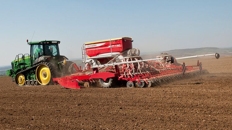 Trejon och Pöttinger lanserar ny 9 meters bearbetande kombisåmaskin – Terrasem C9 Fertilizer