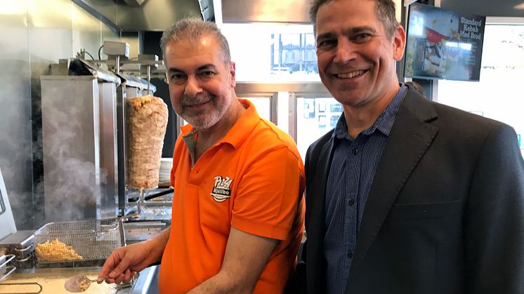 Mohamed Elnel och Svante Lahti
