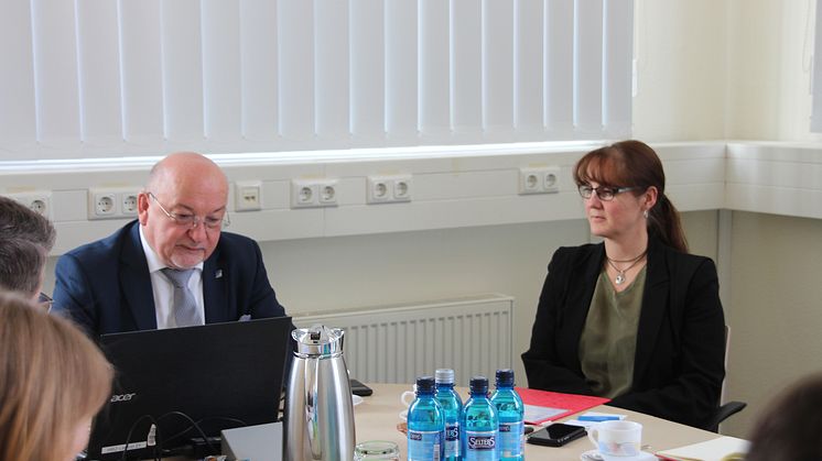 Staatssekretärin Katrin Lange zu Arbeitsbesuch an der TH Wildau