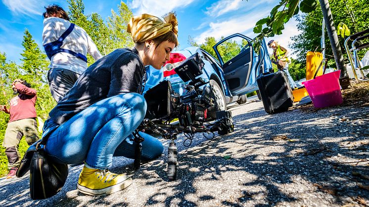 Filmproduktion i Västernorrland. Foto: Lia Jacobi