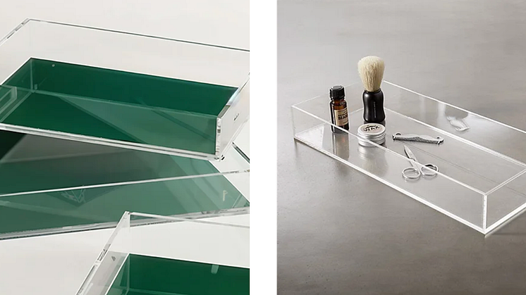 Plexishoppen introducerar förvaring med anpassningsbara plexiglaslådor
