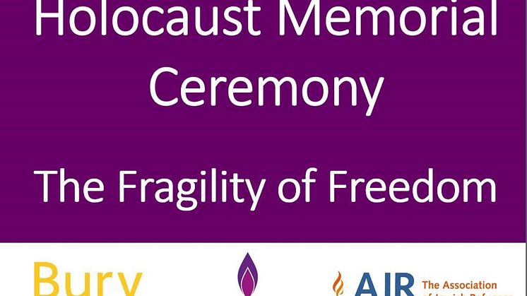 Marking Holocaust Memorial Day in Bury