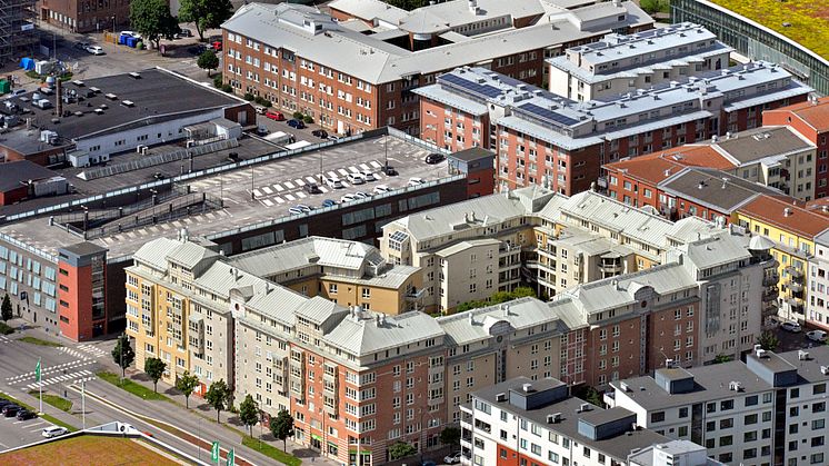 Nyförvärvad fastighet i Halmstad.