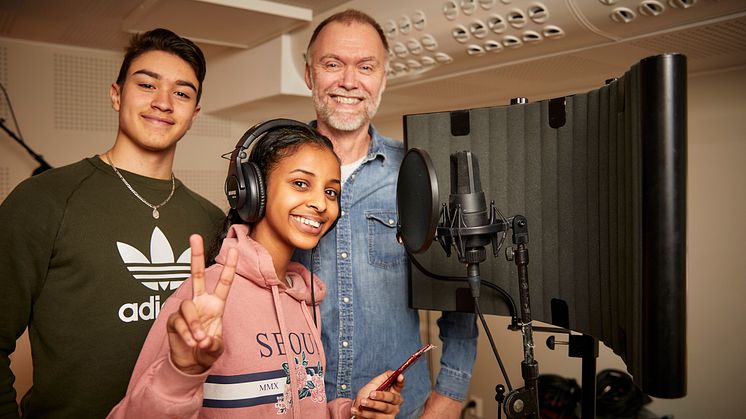 Juan Pablo Schröder, Yosra Hassan och Anders "Governor Andy" Siösteen.