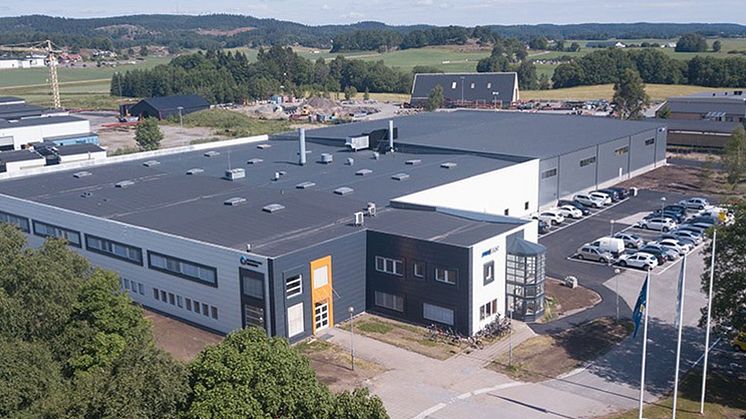 Steeltechs anläggning i Alingsås.