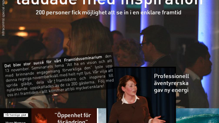 Framtidsresenärer laddade med inspiration - 200 personer fick möjlighet att se in i en enklare framtid