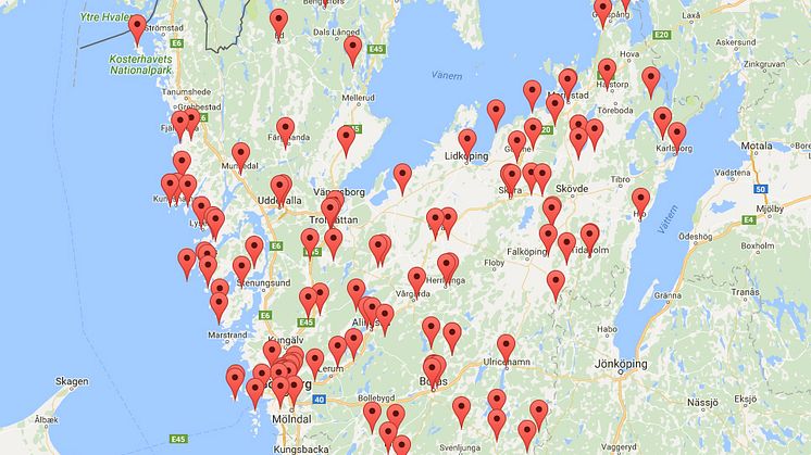 Detta är den digitala NAV – kartan.  Under våren kommer den tryckta varianten att kunna hämtas gratis på regionens arbetslivsmuseer eller turistbyråer.