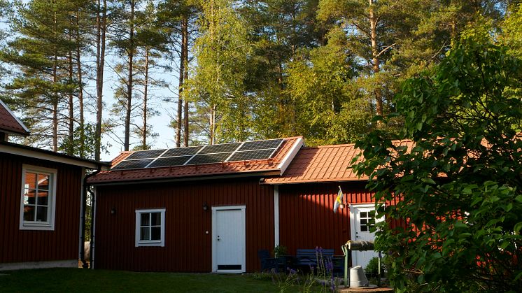 Solcellsinstallation i Täfteå