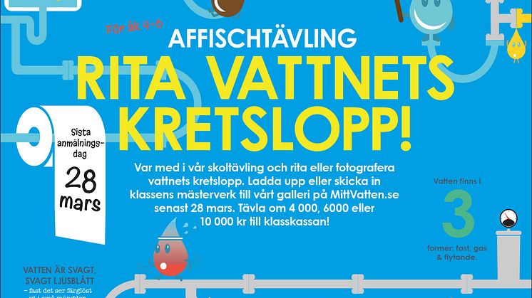 Elever i hela Sverige utmanas i vattenkunskap