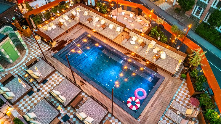 PAM'S pool from drone by Marcus Esselmark