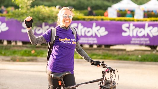 London residents cycle to fundraising success for the Stroke Association
