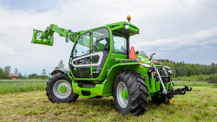 Merlo Multifarmer 34.9 visas på Borgeby Fältdagar. (Foto: Mats Thorner)