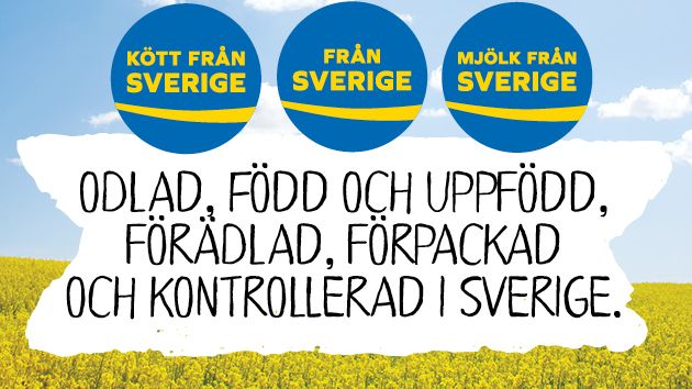 Debattartikel Icanyheter den 17 augusti 2018. Svenskmärkning står bakom den frivilliga ursprungsmärkningen Från Sverige, Kött från Sverige och Mjölk från Sverige. 
