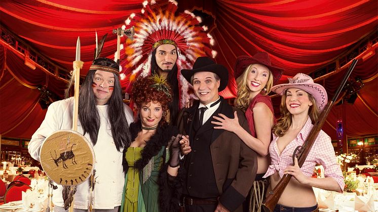 Varieté-Dinnershow GANS GANZ ANDERS lädt zum Wild-West-Abend 