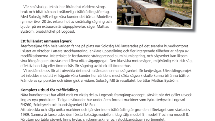 Ny Solosåg ger större möjligheter