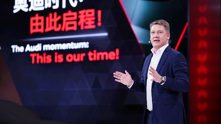 Audi CEO Gernot Döllner at Auto Shanghai 2025