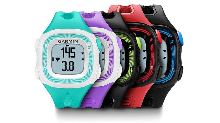 Spring av hela ditt hjärta: Garmin® Forerunner® 15 med puls- och aktivitetsmätning