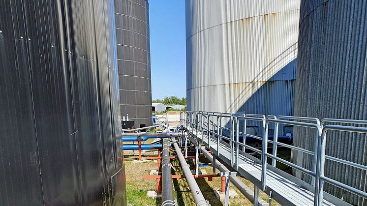 Konvertering till bioolja på Wibax terminal i Skutskär