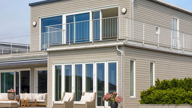 JOTUN 1284 Svolvær - 1001 Egghvit - TREBITT Terrassbeis 9072 Naturgrå