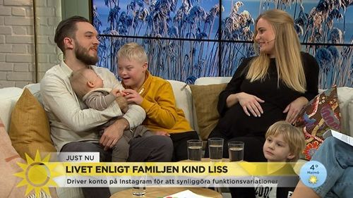 Familjen Kind Liss har två söner med Downs syndrom