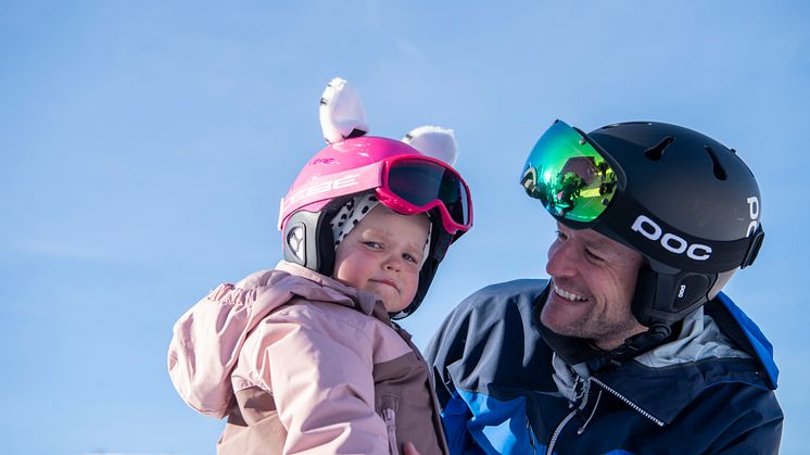 Stöten i Sälen - Familj barn pappa