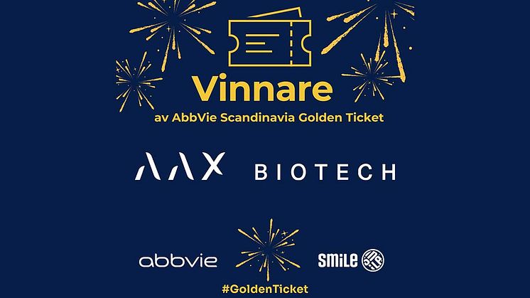 Vinnaren av AbbVie Skandinaviens Golden Ticket utsedd