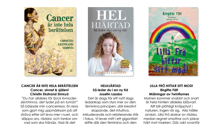Bokrelease med sommarens läsning!
