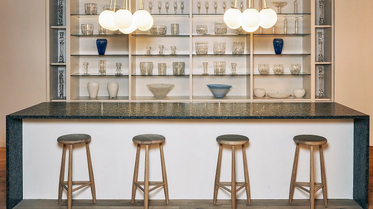 Samarbeidet mellom Hadeland Glassverk, Lundhs og Eikund er forent kulturarv og enestående design.