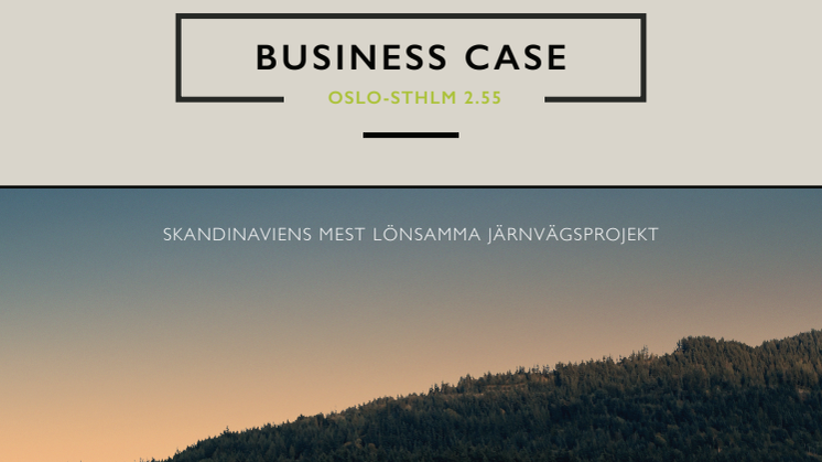 Business Case - Oslo-Sthlm 2.55 (Kortversion på svenska)